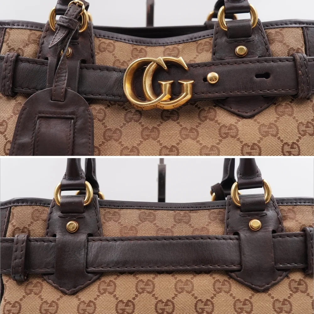 BW08 💕 GUCCI Monogram GG Running Tote - Picture 6 of 13